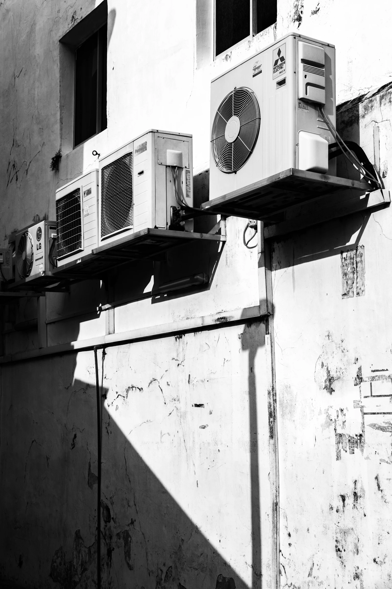 Residential air-conditioning units representing professional HVAC service